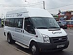 Бесплатный автобус Genser в пункт аренды автомобилей АрендаАвто-блт на Новорязанском шоссе